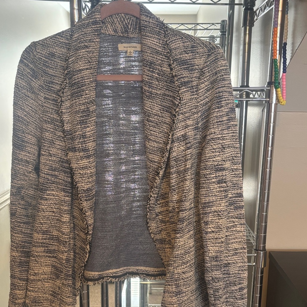 Max StudioTextured Open Blazer